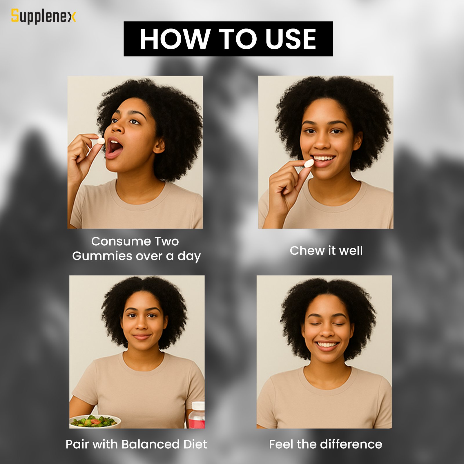 Supplenex Shilajit Herbal Gum – Natural Energy & Stamina Booster (30 Gums) - Image 6